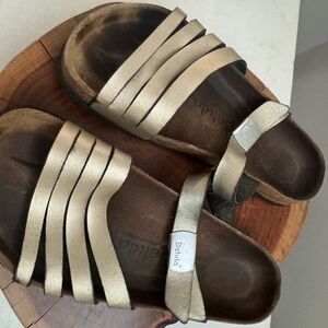 Betula by Birkenstock size 39 Metallic Strappy